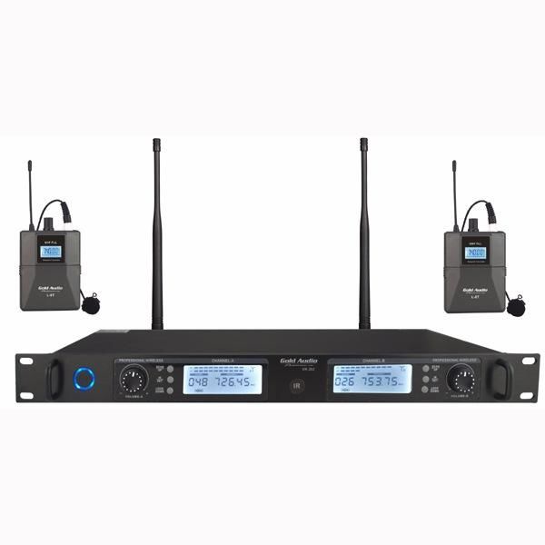 Gold Audio PRO2002 UHF Yaka+Yaka Telsiz Mikron Set 2Li
