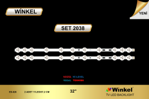 VESTEL TV D LED TAKIMI 2 PARÇA / SET-2038