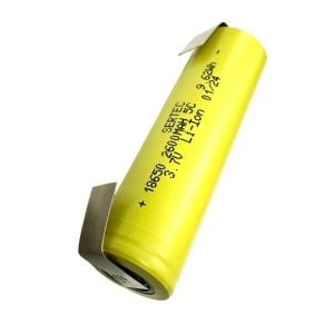SERTEC Puntolu 18650 3.7V 2600mAh 5C Li-ion Şarjlı Pil - 1Adet