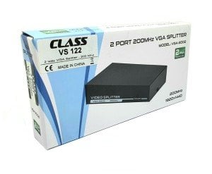 CLASS 2port 1x2 VGA Splitter VGA Dağıtıcı