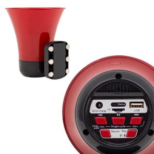 MagicVoice Araç Üstü Mıknatıslı Bluetooth'lu Usb'li Şarjlı 50Watt Horn Hoparlör