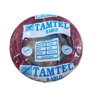 TAMTEL 2x0.50mm Zil Teli - Devre Montaj Teli 2'Li - 250Mt