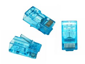 TRKLink EZ RJ45 Konnektör Mavi 100Adet