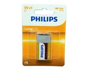 PHILIPS Longlife 9Volt 6F22 Pil
