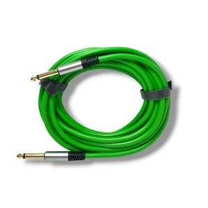FULLY 3Metre 6.3mm Erkek-Erkek Mono Gitar Kablo - Yeşil