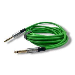 FULLY 5Metre 6.3mm Erkek-Erkek Mono Gitar Kablo - Yeşil