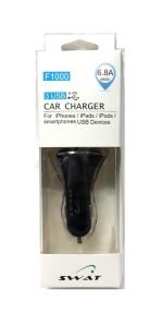 SWAT USB Araç Çakmak Şarj 3 USB Çıkışlı 6,8A