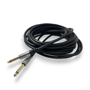 FULLY 5Metre 6.3mm Erkek-Erkek Mono Gitar Kablo - Siyah