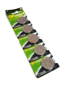 GP CR2430 3V Lithium Pil x5 Adet