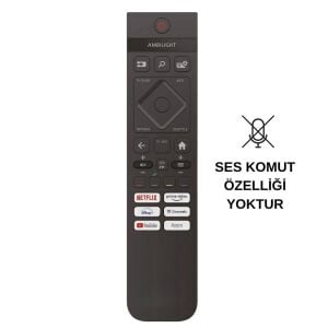 PHILIPS 65PUS7000/12 Uyumlu Ses Komutsuz Android Led Tv Kumanda