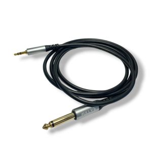 FULLY 1.5metre 6.3mm Mono - 3.5mm Stereo Kablo - Siyah