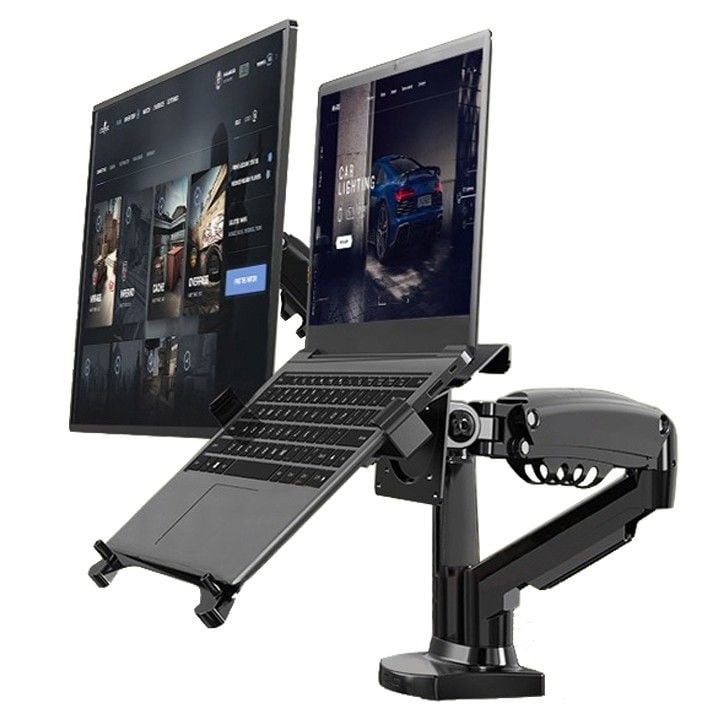 Vontech F160-FP2 17-27'' Hareketli Monitör & Notebook Masa Standı