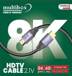 Multibox 8K v2.1 HDMI Kablo 60Hz - 1.5Metre