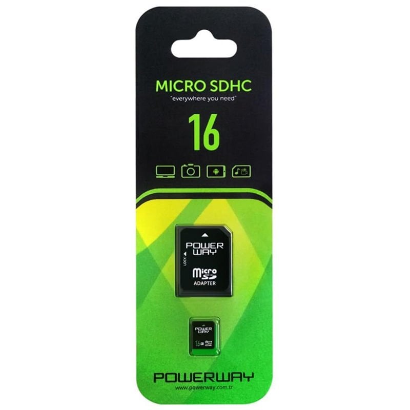 Powerway PWR-16 16GB Micro SD (Class 10) Hafıza Kartı