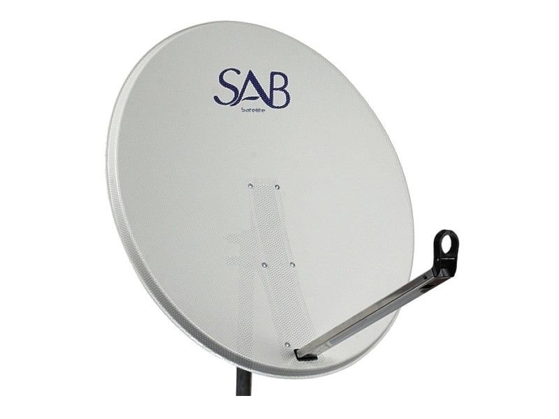 SAB 97cm Ofset Delikli Çanak Anten - Beyaz