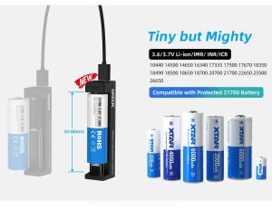 Xtar MC1 Universal Li-ion 18650 Pil Şarj Cihazı 1Amper