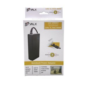Valx LA-19047 19Volt 4.74A 90W 4.8x1.7mm Notebook Adaptör