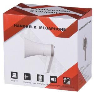 IFOX XF-30 Bluetooth USB-SD Kart Girişli Ses Kayıtlı Sirenli Şarjlı Mini El Megafonu