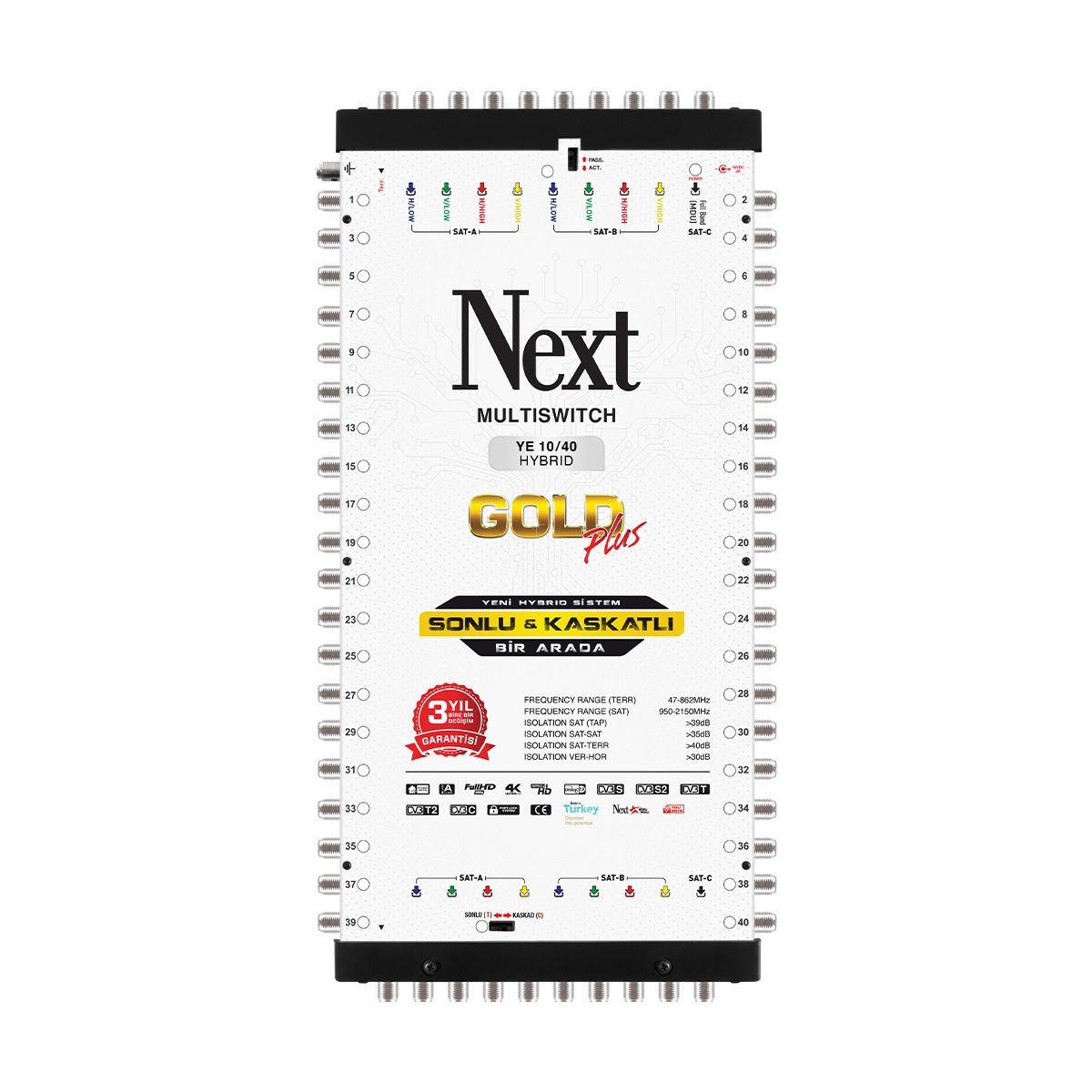 Next YE-10/40 - 40 Abone Çıkışlı Hybrid Santral MultiSwitch