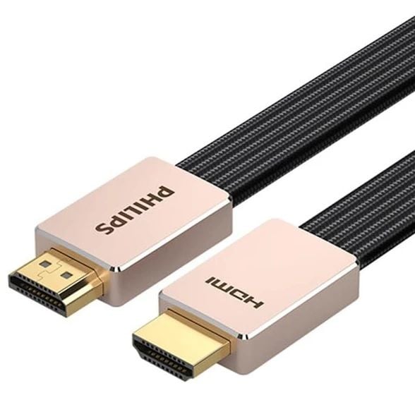 PHILIPS SWV8100/93 1Metre 4K 60HZ Yassı Örgülü HDMI Kablo