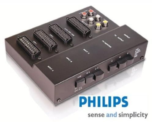 PHILIPS SWV2052/10 Manual 3 Girişli Scart Seçici