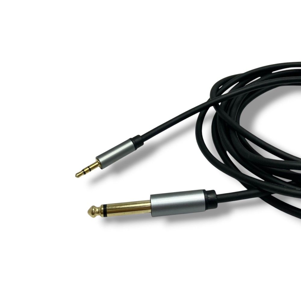 PAWER 1.5Metre 6.3mm Mono - 3.5mm Stereo Kablo