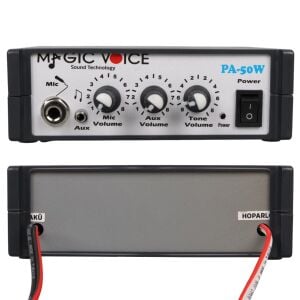 MagicVoice PA-50W 12Volt Mini Metal Kasa Pazarcı Anfisi