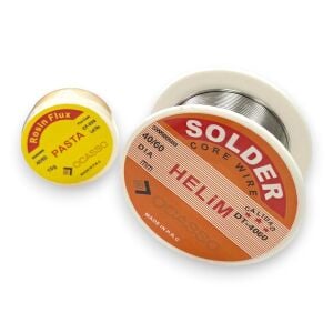 Ocasso 1.00mm 30gr 40/60 Lehim Teli ve 10gr Lehim Pasta Seti