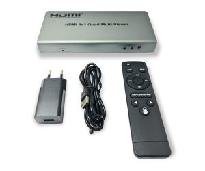 electroon HDMI 4x1 Quad Multi-Viewer 4K 30Hz