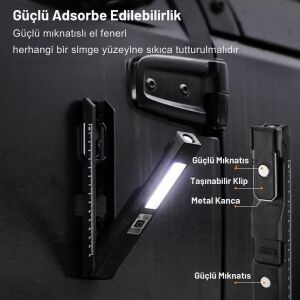 Powerdex PD-9999 Mıknatıslı Tamirci El Feneri