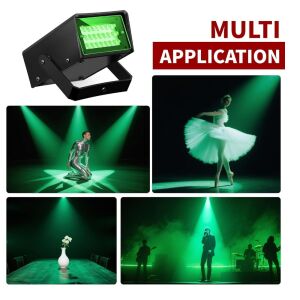 Powermaster PM-25925 32 Ledli Yanıp Sönen Yeşil Strobe Sahne Işığı
