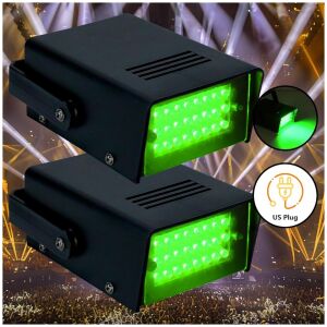 Powermaster PM-25925 32 Ledli Yanıp Sönen Yeşil Strobe Sahne Işığı