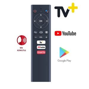 Turkcell TV Plus+Ready 4K Android Tv Box Uzaktan Kumandası Ses Komutlu