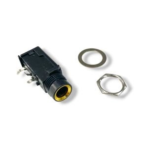 electroon ZE-1061 6.3mm Mono Şase Gitar Jak - Yatay