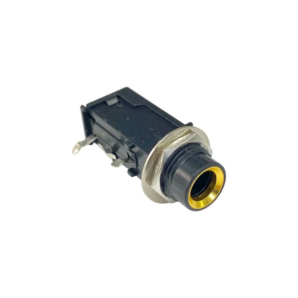 electroon ZE-1061 6.3mm Mono Şase Gitar Jak - Yatay