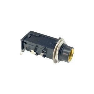 electroon ZE-1061 6.3mm Mono Şase Gitar Jak - Yatay