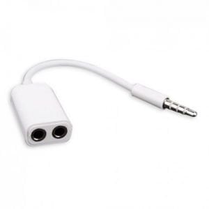 electroon 1x2 Kulaklık Çoklayıcı 3.5mm - 2x3.5mm dişi Adaptör