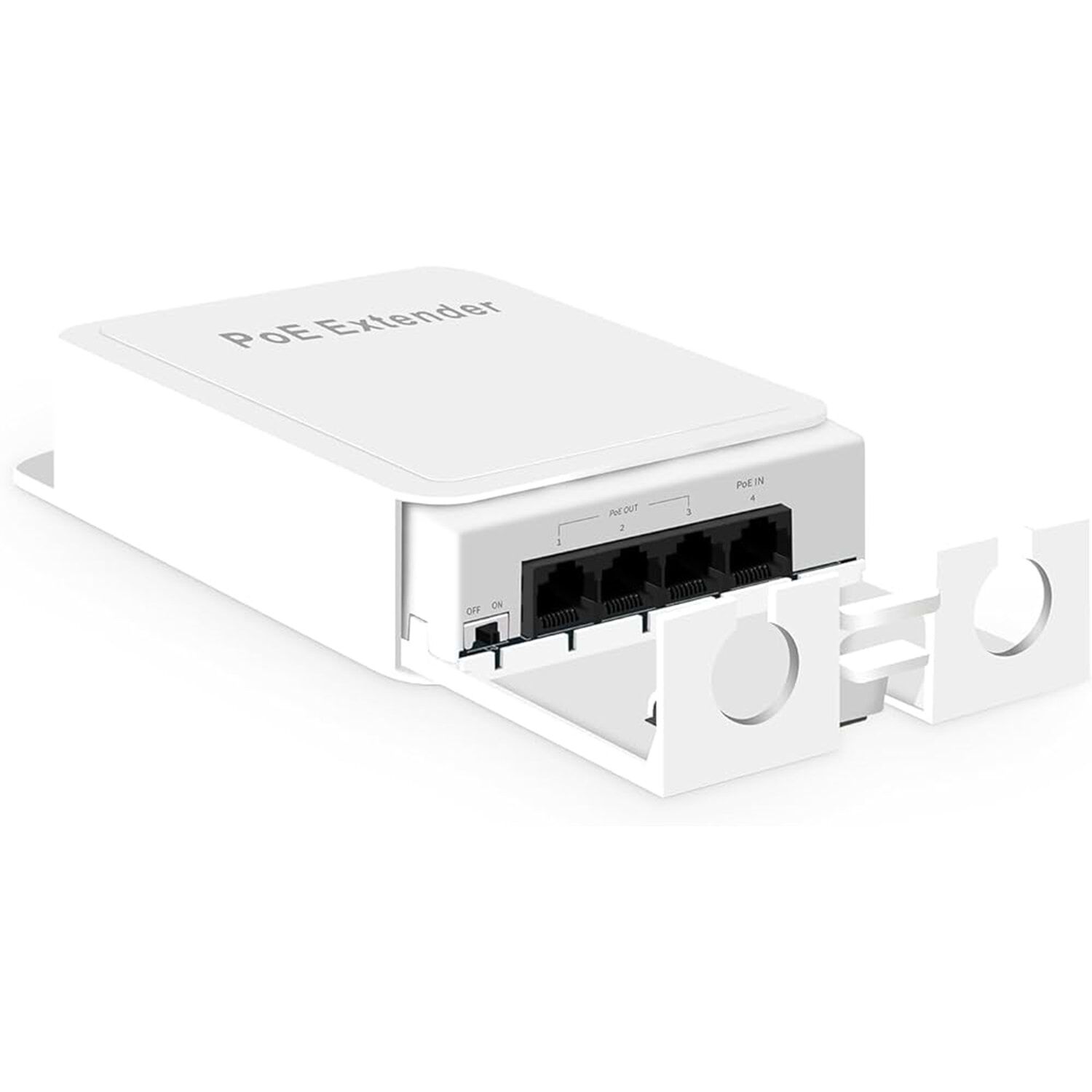 Novacom NVC-AT13FW-A 10/100Mbps 1/3 Dış Ortam POE Repeater 100mt 30W