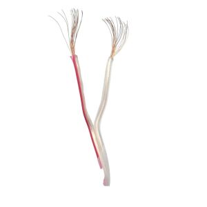 Poke Kablo PK-1170 2x0.75mm Hoparlör Kablosu 100Metre Şeffaf