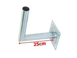 SAB 25cm L Çanak Anten Ayağı Galvaniz Paslanmaz