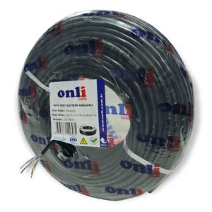 Onli 24AWG Cat6 Outdoor Kablo Dış Ortam 100mt Siyah