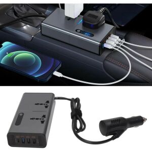 Powermaster CZ04 200Watt 12-24V 220Volt 3xUsb Type-C Girişli İnverter