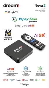 Dreamstar Nova 2 4K Lisanslı Android TV Box 2GB Ram 32GB Hafıza