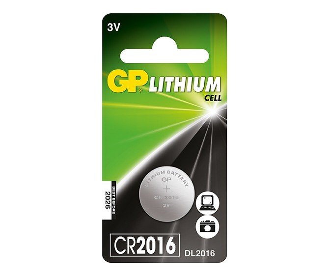 GP CR2016 3V Lithium Para Pil
