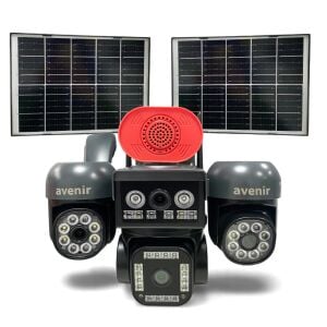 Avenir AV-S446 12MP 4 Kameralı PTZ 4G Sim Kartlı Solar Kamera
