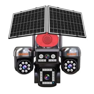 Avenir AV-S446 12MP 4 Kameralı PTZ 4G Sim Kartlı Solar Kamera