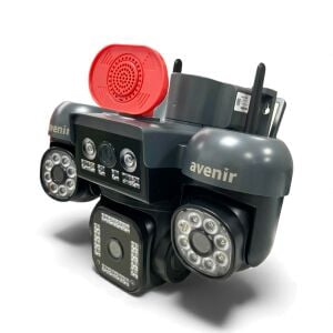 Avenir AV-S446 12MP 4 Kameralı PTZ 4G Sim Kartlı Solar Kamera