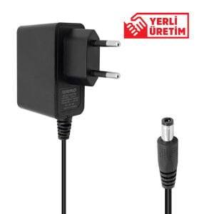 Powermaster 5Volt 2Amper Priz Tipi Adaptör 5.5x2.5mm Jak Fişli 5V 2A