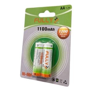 Fully 1.2Volt AA 1100mAh Şarjlı Kalem Pil - 2 Adet