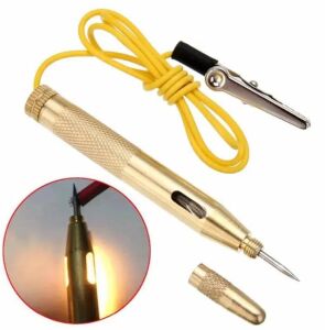 WellHise 7747 12V Araç Oto Araba Timsah Ağızlı Kontrol Test Kalemi